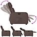 Poltrona Reclinabile Elettrica Marrone in Similpelle - Foto miniatura 7