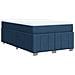 Giroletto a Molle con Materasso Blu 120x190 cm in Tessuto - Foto miniatura 9