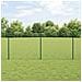 Recinto a Maglie di Catena con 10 Pali U Verde 1x10 m Acciaio - Foto miniatura 2