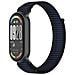 Cinturino In Nylon Per Xiaomi 10/9/8 (versione Standard) Con Connettore In Metallo Navyblue - Foto miniatura 2