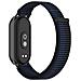 Cinturino In Nylon Per Xiaomi 10/9/8 (versione Standard) Con Connettore In Metallo Navyblue - Foto miniatura 4