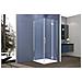 Box Doccia 2 Lati 70x80 Cm Fisso + Porta Un Battente H200 Cm Cristallo 6mm Profilo Cromato Pippo - Foto miniatura 1