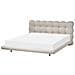 Letto Tessuto Soulisse 180 X 200 Cm Beige - Foto miniatura 2