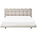 Letto Tessuto Soulisse 180 X 200 Cm Beige - Foto miniatura 4