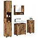 Set di mobili per il bagno 4 pcs Legno vecchio 61 x 35 x 64 cm - Foto miniatura 3