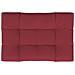 Cuscino per Pallet 120 x 80 x 12 cm Rosso Vino in Tessuto - Foto miniatura 6