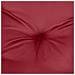 Cuscino per Pallet 120 x 80 x 12 cm Rosso Vino in Tessuto - Foto miniatura 7