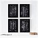 Set Di 4 Stampe Nero 4 Lama Con Brevetti Di Utensili Impostare Manifesti Con E Vecchi Brevetti Scegli Il Colore Che Gradite Senza Cornice A4 - Foto miniatura 1