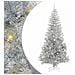 Albero di Natale con 300 LED con supporto Argento 240 cm PET - Foto miniatura 1