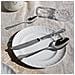 Settecento Set 24 posate acciaio inox 18/10 - Servizio per 6 Persone - forchetta, coltello, cucchiaio e cucchiaino - Design elegante e vintage - Foto miniatura 2