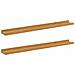 Scaffale da parete 2 pcs Beige 80 x 9 x 3 cm Legno multistrato - Foto miniatura 1