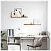 Scaffale da parete 2 pcs Beige 80 x 9 x 3 cm Legno multistrato - Foto miniatura 4