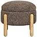 Pouf Contenitore Medas Marrone /naturale — Ø45×36 Cm, Hn1237 - Foto miniatura 2