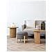 Pouf Contenitore Medas Marrone /naturale — Ø45×36 Cm, Hn1237 - Foto miniatura 6