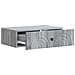 Tavolino da Parete Laterale Grigio Sonoma 59 x 34,5 x 17 cm - Foto miniatura 3