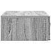 Tavolino da Parete Laterale Grigio Sonoma 59 x 34,5 x 17 cm - Foto miniatura 5