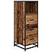 Set di mobili per il bagno con cassetto 3 pcs Legno vecchio - Foto miniatura 6