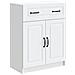 Credenza Bianco 66 x 34,5 x 87 cm Legno ingegnerizzato - Foto miniatura 1