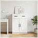 Credenza Bianco 66 x 34,5 x 87 cm Legno ingegnerizzato - Foto miniatura 4