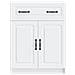 Credenza Bianco 66 x 34,5 x 87 cm Legno ingegnerizzato - Foto miniatura 6