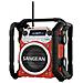 U-4 DAB+ Radio da Cantiere Bluetooth FM antispruzzo / antipolvere / antiurto colore Rosso e Nero - Foto miniatura 2