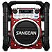 U-4 DAB+ Radio da Cantiere Bluetooth FM antispruzzo / antipolvere / antiurto colore Rosso e Nero - Foto miniatura 1