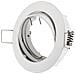 Porta Faretti Led Gu10 Incasso Orientabile Rotondo 82 Mm. Bianco Vt-779 Rd 3587 - Foto miniatura 3
