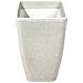 Vaso Da Fiori Moderno Rettangolare Bianco 74x32x45cm Baris - Foto miniatura 23
