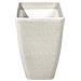 Vaso Da Fiori Moderno Rettangolare Bianco 74x32x45cm Baris - Foto miniatura 6