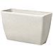 Vaso Da Fiori Moderno Rettangolare Bianco 74x32x45cm Baris - Foto miniatura 24