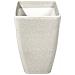 Vaso Da Fiori Moderno Rettangolare Bianco 74x32x45cm Baris - Foto miniatura 31