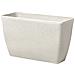 Vaso Da Fiori Moderno Rettangolare Bianco 74x32x45cm Baris - Foto miniatura 15