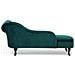 Chaise Longue Destra In Velluto Verde Smeraldo Nimes - Foto miniatura 23