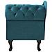 Chaise Longue Destra In Velluto Verde Smeraldo Nimes - Foto miniatura 29