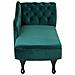 Chaise Longue Destra In Velluto Verde Smeraldo Nimes - Foto miniatura 18