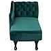 Chaise Longue Destra In Velluto Verde Smeraldo Nimes - Foto miniatura 14