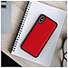 Cover Apple Iphone X / Xs Protezione Rigida Pelle Vera Akashi Rosso - Foto miniatura 3