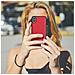 Cover Apple Iphone X / Xs Protezione Rigida Pelle Vera Akashi Rosso - Foto miniatura 5