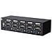 STARTECH. COM Switch Kvm DVI a 4 Porte Dual-Monitor Dual-Link +Hub USB 3.0, 4K 60Hz, Switch Kvm con Forme Taa - Foto miniatura 2