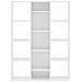 Libreria /Divisorio Bianco 100x24x140 cm in Legno Multistrato - Foto miniatura 5