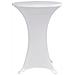 Coperture Verticali Per Tavolo 4 Pz Ø80 Cm Bianco Elastico - Foto miniatura 3
