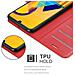Custodia Compatibile Con Samsung Galaxy M30s In Rosso Carminio - Coperchio Protettiva Con Chiusura Magnetica, Funzione Stand E Tasca Per Le Carte - Foto miniatura 5