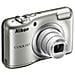 Kit Fotocamera Digitale Compatta Coolpix A10 Argento Sensore CCD 16.1 Mpx HD + Custodia Nera  - Foto miniatura 3