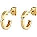 Orecchini A Perno Da Donna In Oro Giallo 14k Con Diamante Bianco - Foto miniatura 1