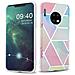 Custodia Compatibile Con Huawei Mate 30 In Marmo Arcobaleno No. 11 - Coperchio Protettivo In Silicone Tpu Con Motivo A Mosaico - Foto miniatura 1