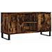 Mobile Porta Tv Rovere Fumo 104x35x50 Cm In Legno Multistrato - Foto miniatura 2