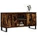 Mobile Porta Tv Rovere Fumo 104x35x50 Cm In Legno Multistrato - Foto miniatura 3