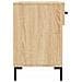 Panca Porta Scarpe Rovere Sonoma 102x35x55 Cm Legno Multistrato - Foto miniatura 2