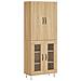 Credenza Rovere Sonoma 69,5x34x180 Cm In Legno Multistrato - Foto miniatura 2