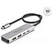 Hub USB 10 Gbps USB Type-C con 2 x USB Tipo-A e 2 x USB Type-C con cavo di collegamento da 35 cm - Foto miniatura 3